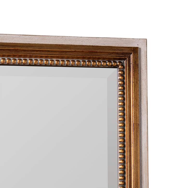 Image 4 Olivia Antiqued Gold 38 inch x 26 inch Resin Rectangle Wall Mirror more views