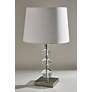 Olivia Brushed Steel 3-Piece Floor and Table Lamp Set