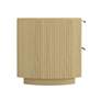7_Olivia Modern Nightstand with 4 Drawers in Natural Oak and Black - Set of 2 more views