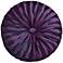 Olivia Round Purple Pouf Pillow