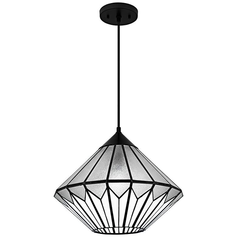 Image 1 Olivier 1-Light Matte Black Pendant