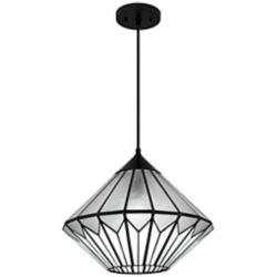 Olivier 1-Light Matte Black Pendant