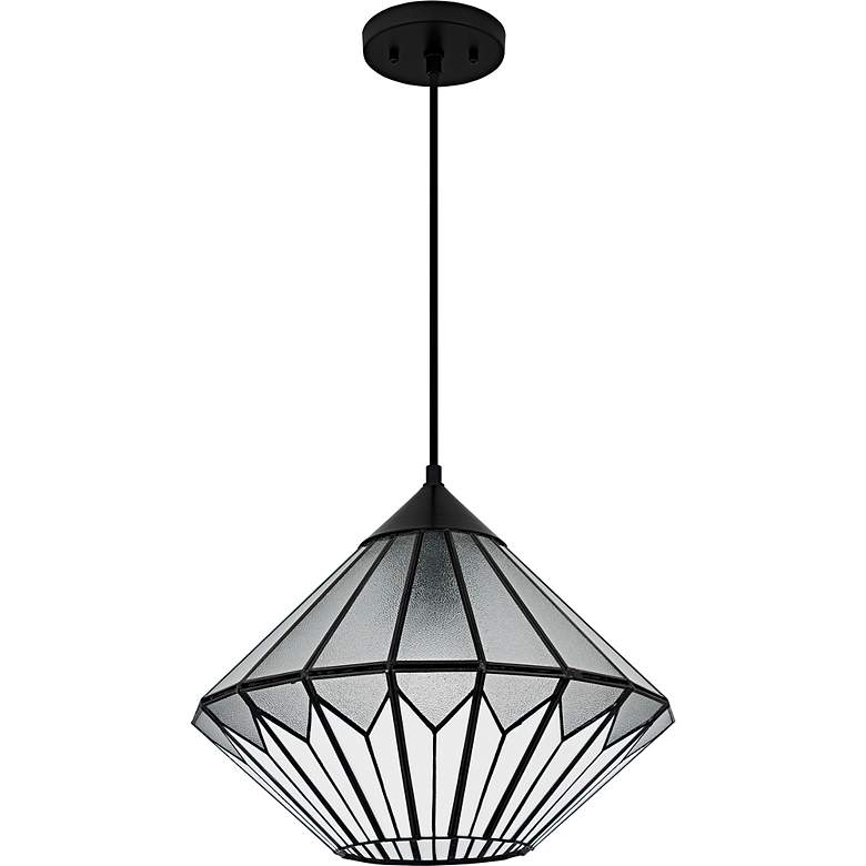 Image 2 Olivier 1-Light Matte Black Pendant more views