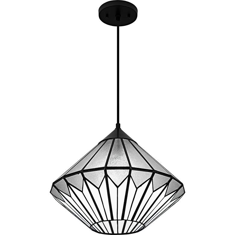 Image 4 Olivier 1-Light Matte Black Pendant more views