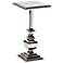 Olivieve Polished Nickel Square Accent Table