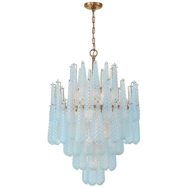 Image 1 Ollie 16 Light Chandelier Aged Brass