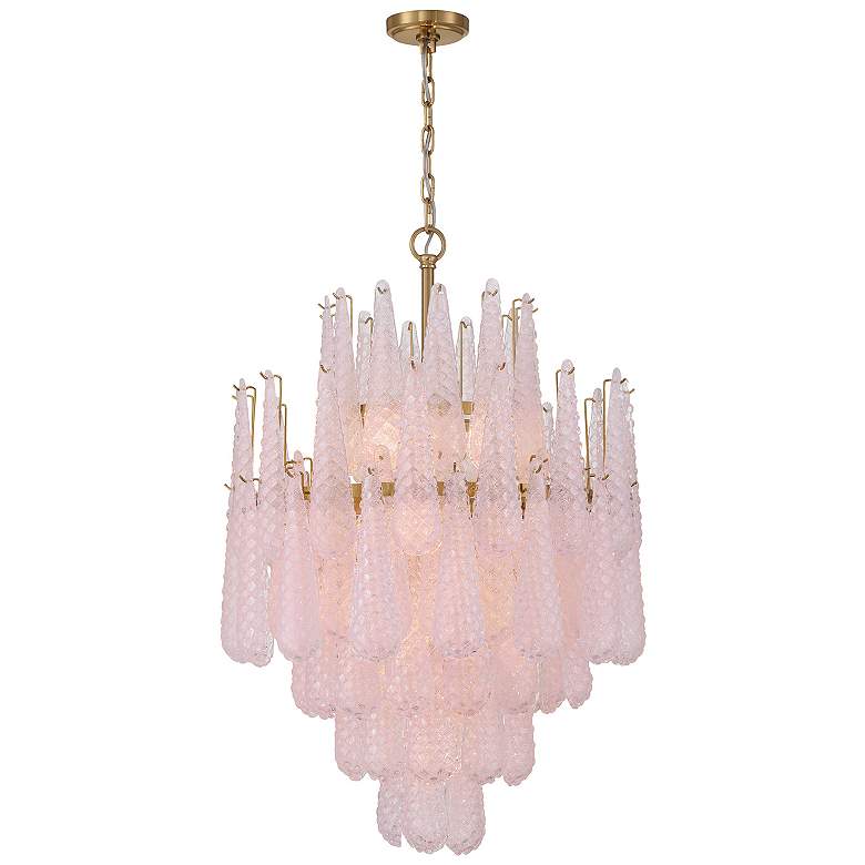 Image 1 Ollie 16 Light Chandelier In Aged Brass