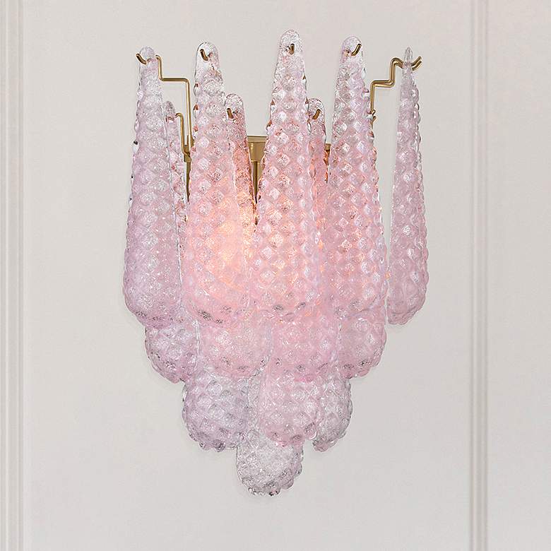 Image 1 Ollie 2 Light Aged Brass Sconce