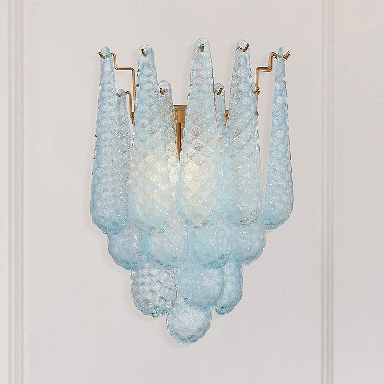 Image 1 Ollie 2 Light Aged Brass Sconce