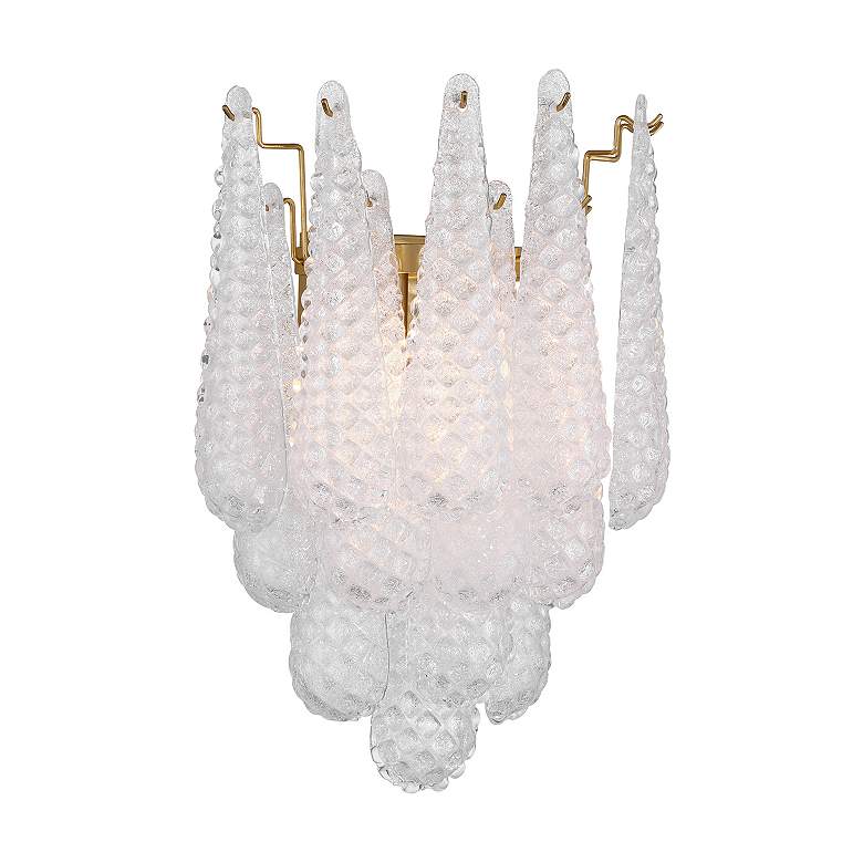 Image 4 Ollie 2 Light Aged Brass Sconce more views