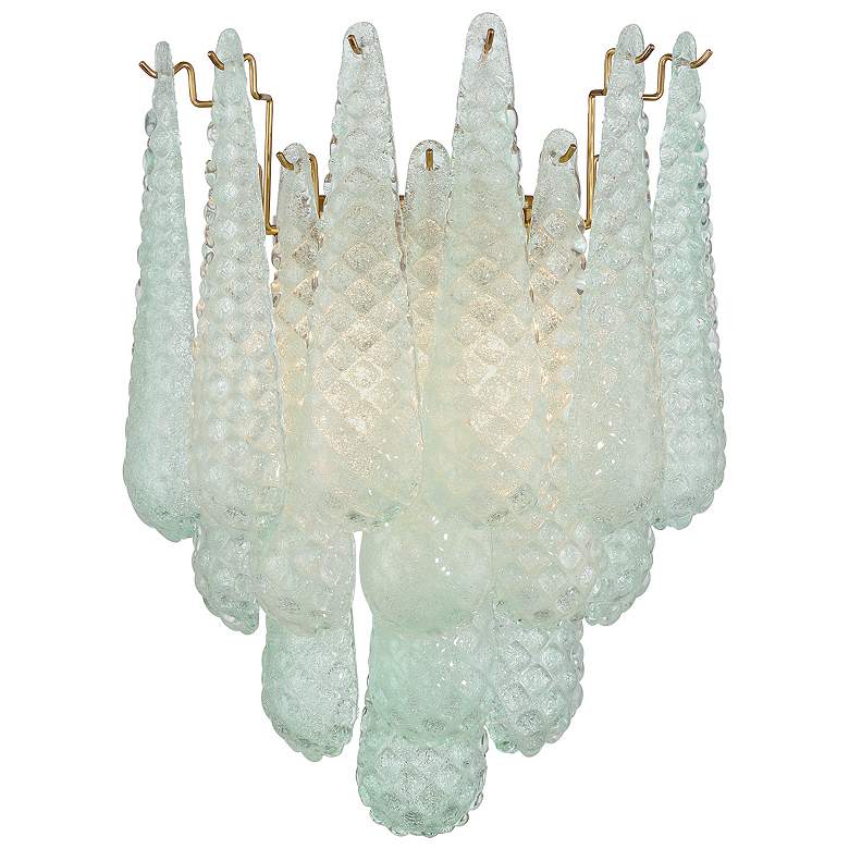 Image 2 Ollie 2 Light Aged Brass Sconce
