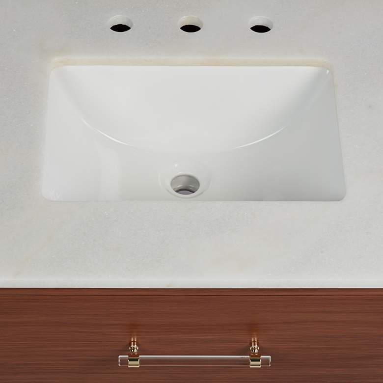 Image 5 Ollie 36" Wide Teak Wood 1-Drawer Single Vanity more views