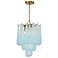 Ollie 4 Light Aged Brass Pendant