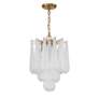 3_Ollie 4 Light Aged Brass Pendant more views