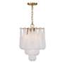 4_Ollie 4 Light Aged Brass Pendant more views