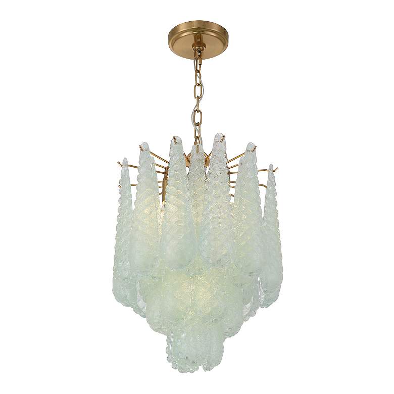 Image 5 Ollie 4 Light Aged Brass Pendant more views