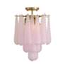 4_Ollie 4 Light Aged Brass Semi Flush Mount more views