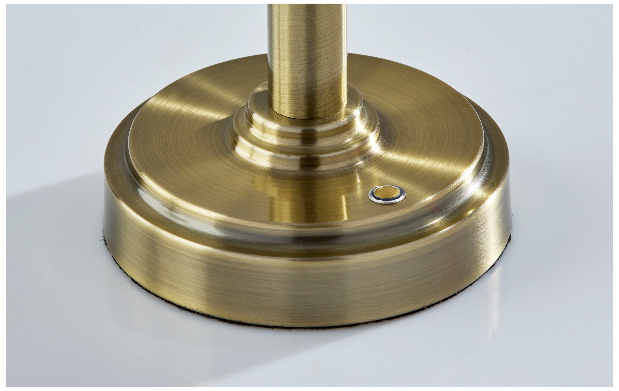 Image 7 Ollie LED Cordless Table Lamp- Antique Brass more views