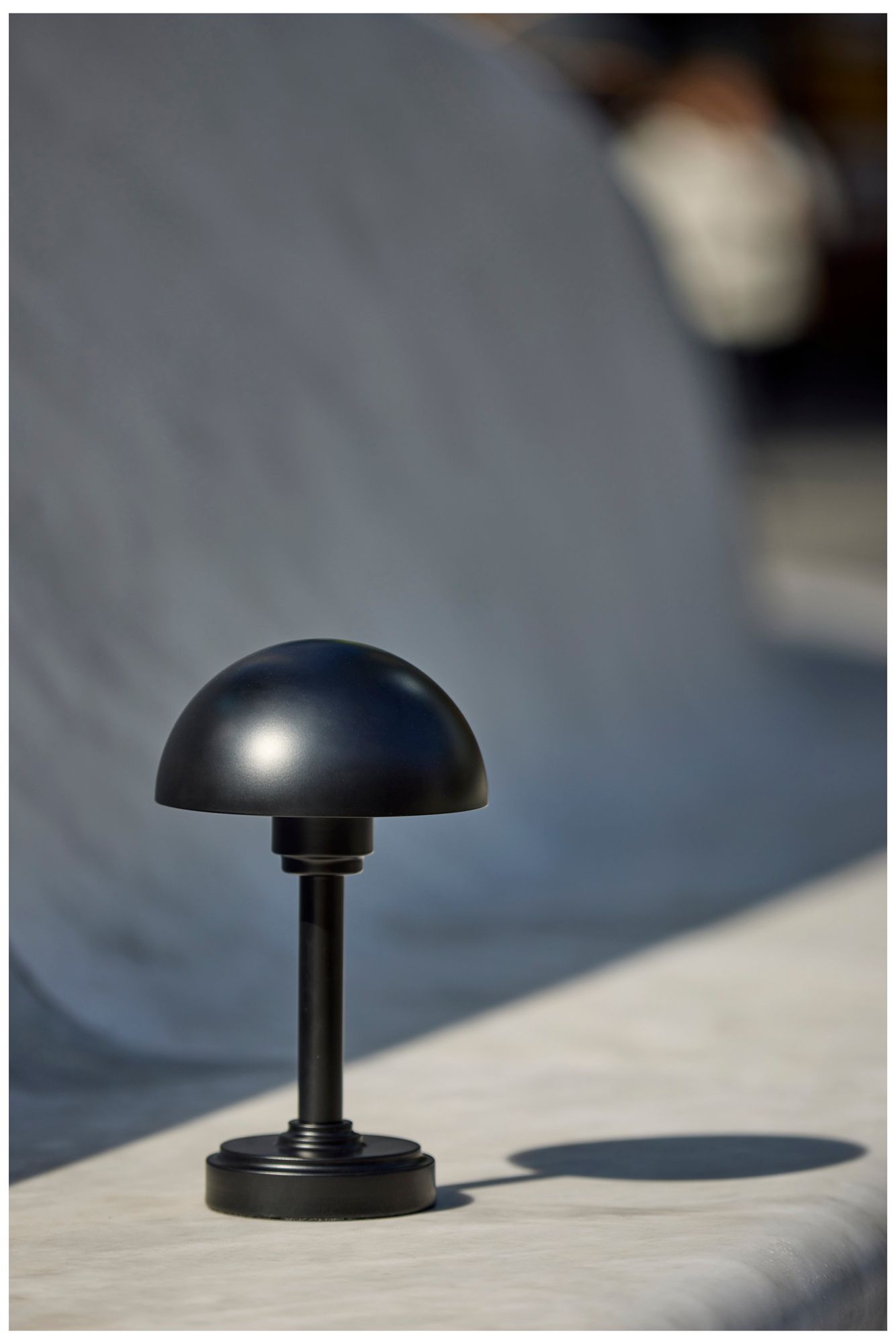 Ollie LED Cordless Table Lamp- Black