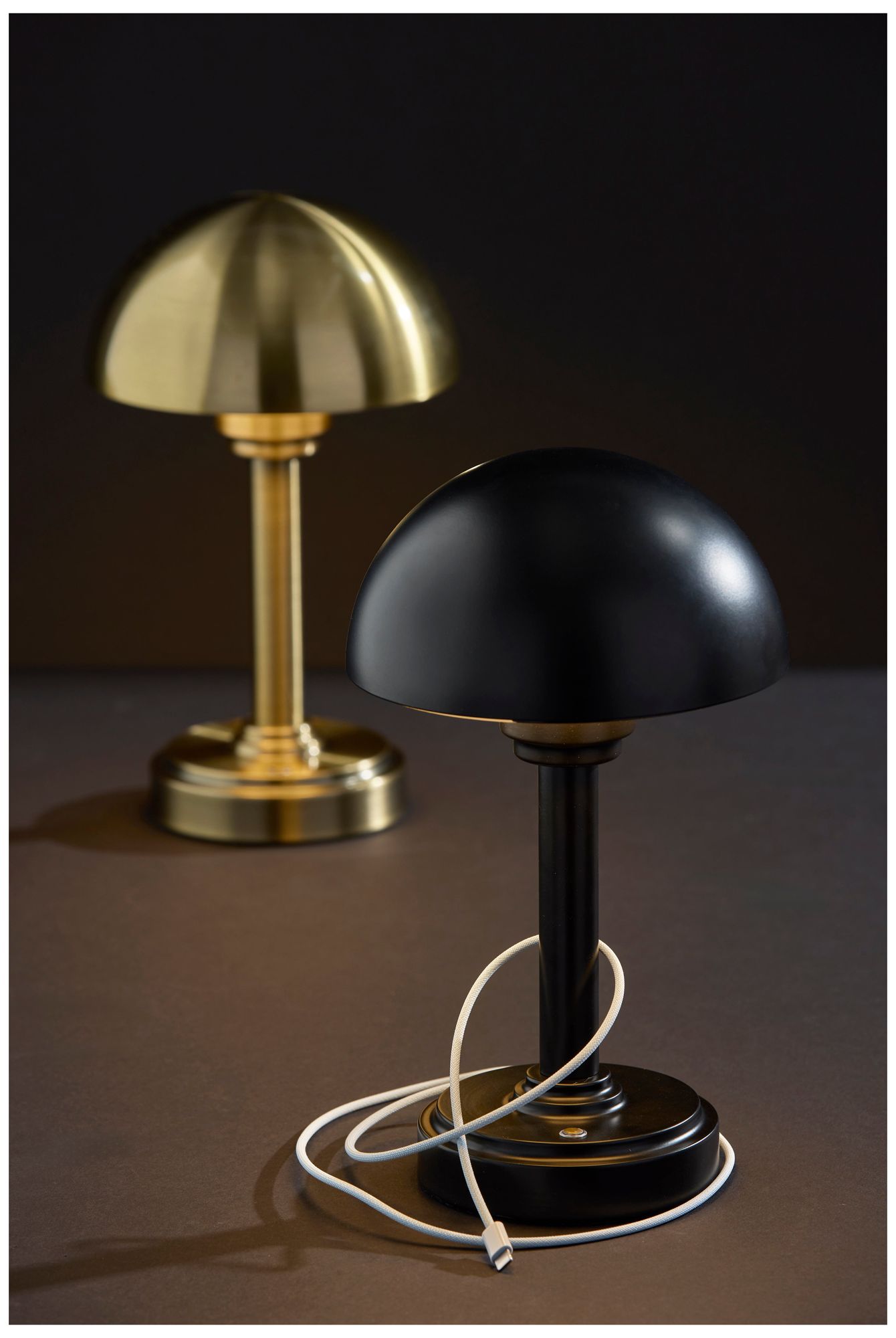 Image 6 Ollie LED Cordless Table Lamp- Black more views