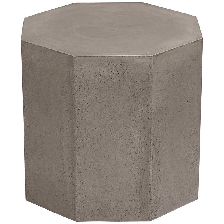 Ollo 18&quot; High Gray Concrete End Table