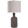 1_Olney 30" Dark Gray Concrete Bottle Table Lamp