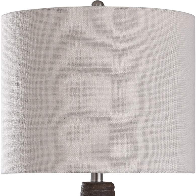 Image 2 Olney 30" Dark Gray Concrete Bottle Table Lamp more views