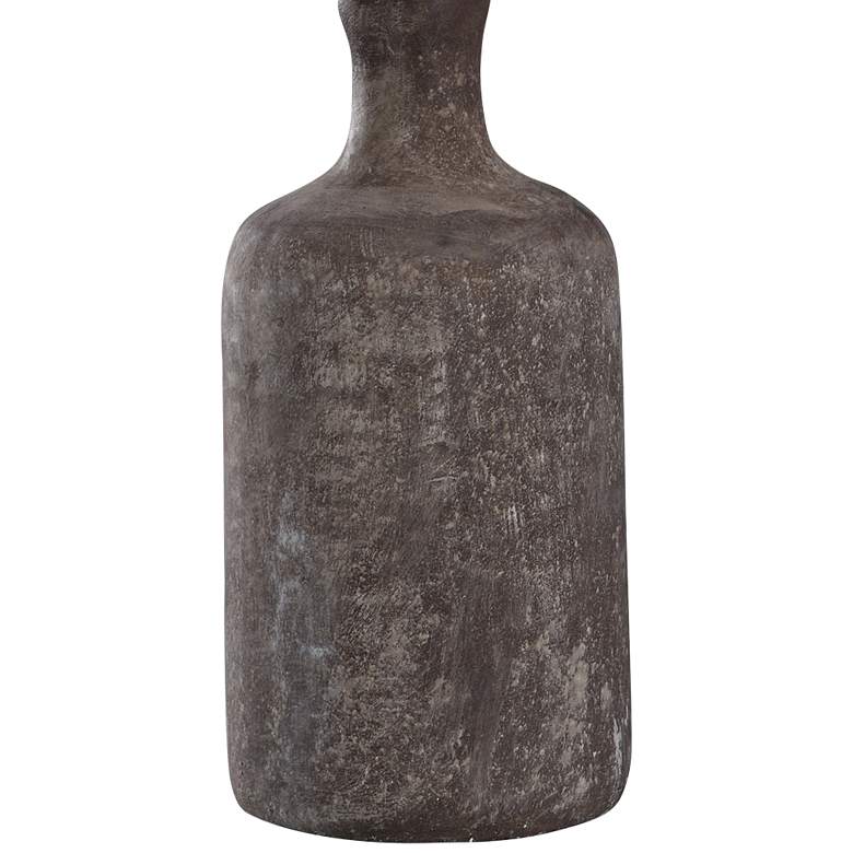 Image 3 Olney 30" Dark Gray Concrete Bottle Table Lamp more views