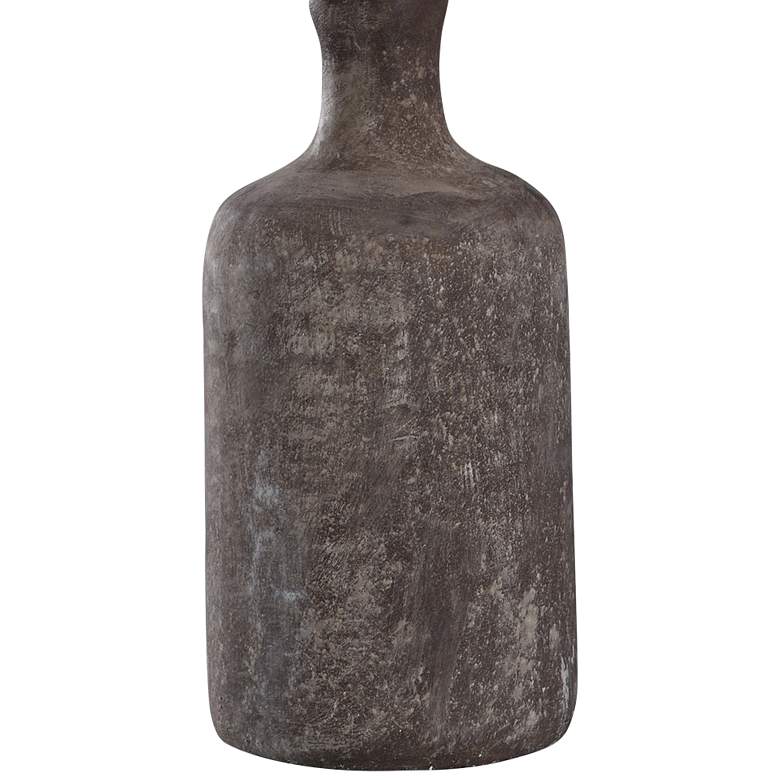 Image 3 Olney Multi-Color Dark Gray Concrete Bottle Table Lamp more views