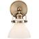 Olsen 10" High French Gold Wall Sconce