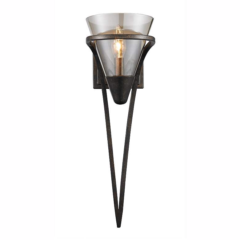 Image 2 Olympia 19 1/2" High Burnt Sienna Wall Sconce more views