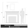 5_Olympia 19 1/2" High Burnt Sienna Wall Sconce more views