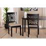 1_Olympia Beige Fabric Espresso Wood Dining Chairs Set of 2