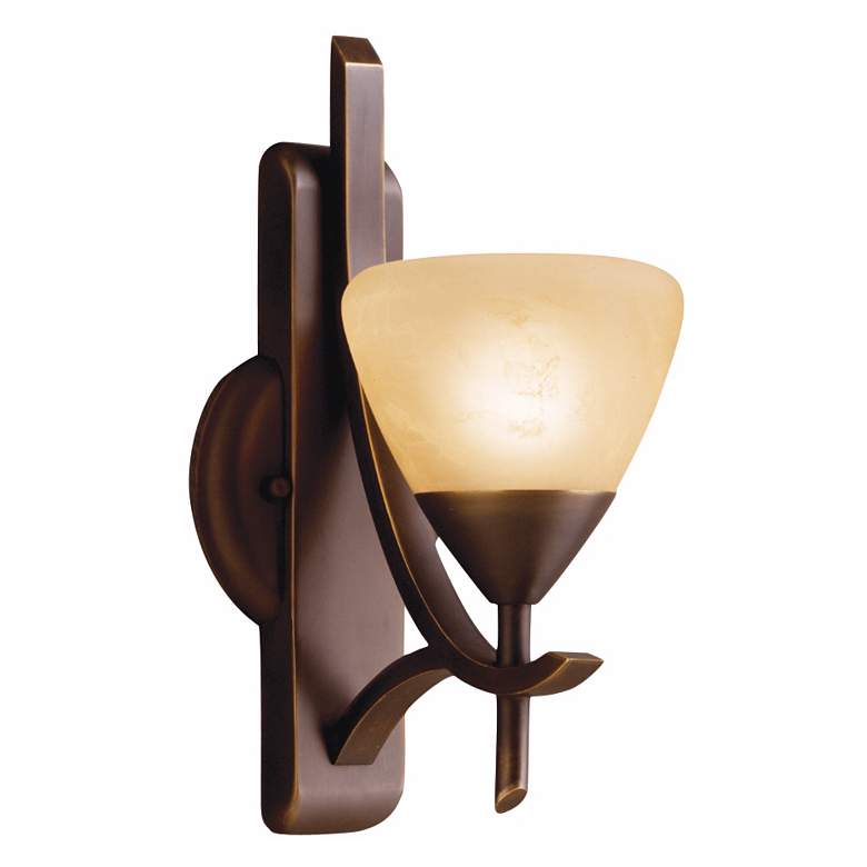 Image 1 Olympia Bronze 12" High Wall Sconce