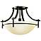 Olympia Bronze 18" Wide Ceiling Light Fixture