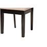 5_Olympia Espresso Brown Wood Beige Fabric 5-Piece Dining Set more views