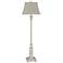 Olympia Gloss White Farmhouse Cottage Floor Lamp