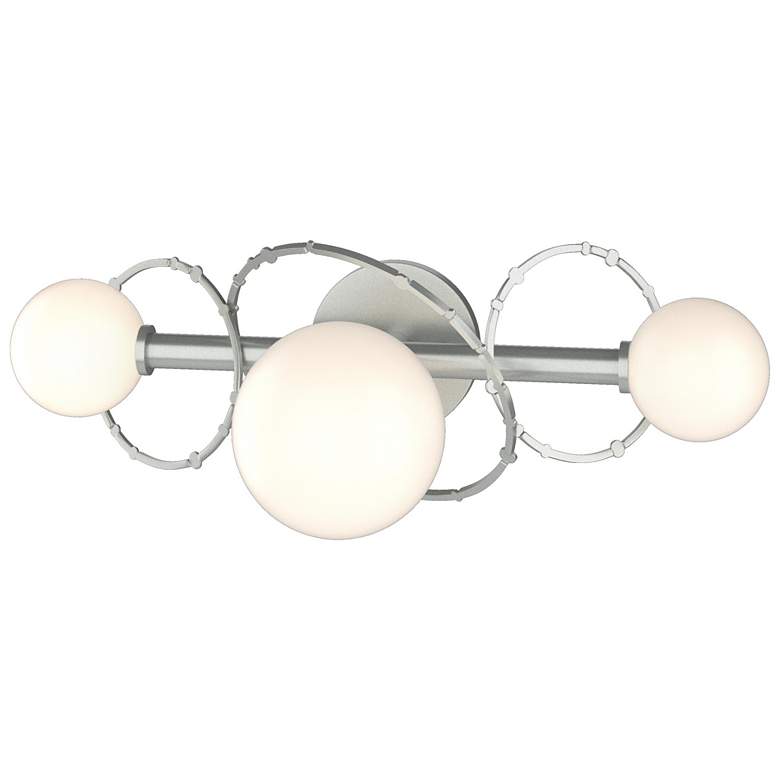 Image 1 Olympus 3-Light Sconce - Platinum - Opal Glass