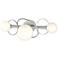Olympus 3-Light Sconce - Platinum - Opal Glass