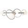 Olympus 4-Light Bath Sconce - Sterling Finish - Opal Glass