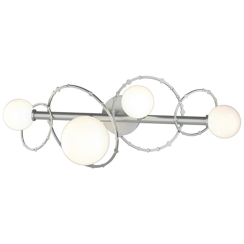 Image 1 Olympus 4-Light Sconce - Platinum - Opal Glass