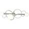 Olympus 4-Light Sconce - Platinum - Opal Glass
