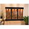 Olympus Falls 54"H Brown Marble Indoor Copper Wall Fountain