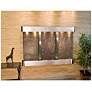 Olympus Falls 54"H Natural Slate Round Indoor Wall Fountain