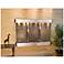 Olympus Falls 54"H Natural Slate Round Indoor Wall Fountain