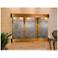 Olympus Falls 54"H Round Rustic Green Stone Indoor Fountain