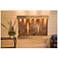 Olympus Falls 54"H Rustic Brown Marble Indoor Wall Fountain