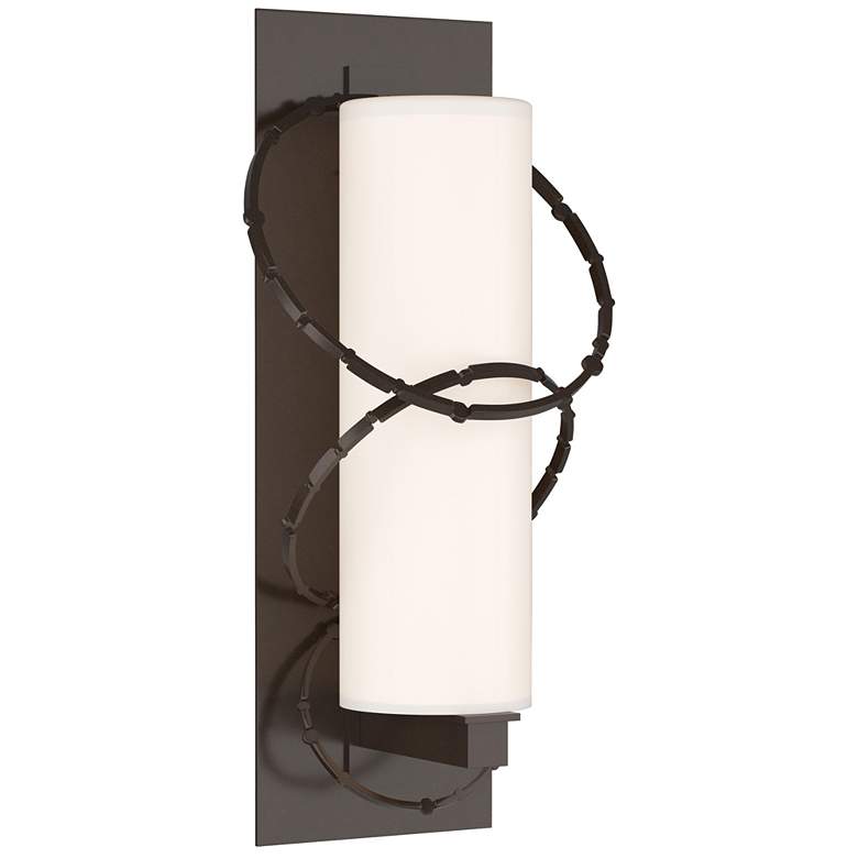Image 1 Olympus Large Outdoor Sconce - Bronze Finish - Opal Glass