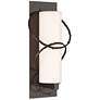 Olympus Large Outdoor Sconce - Bronze Finish - Opal Glass