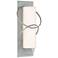 Olympus Large Outdoor Sconce - Steel Finish - Opal Glass